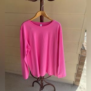 LA Times Bright Pink Long-Sleeved T-shirt